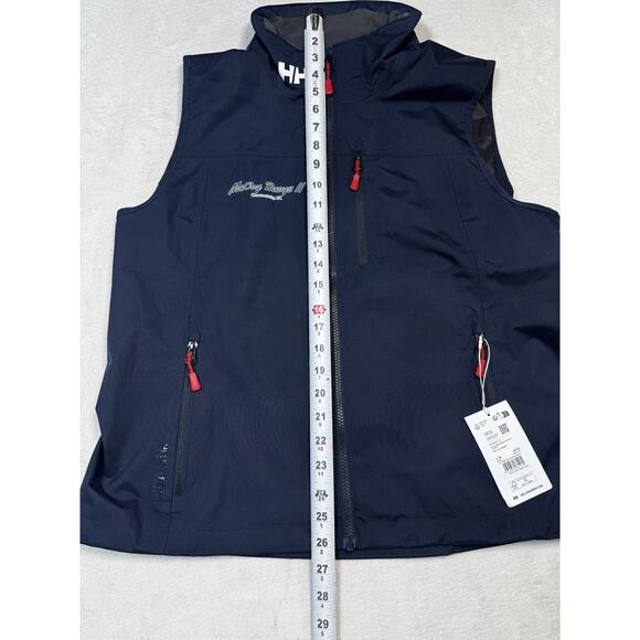 Helly Hansen Crew Vest XL Navy Softshell Windproof Water-Resistant Note-Has Logo - Picture 7 of 12